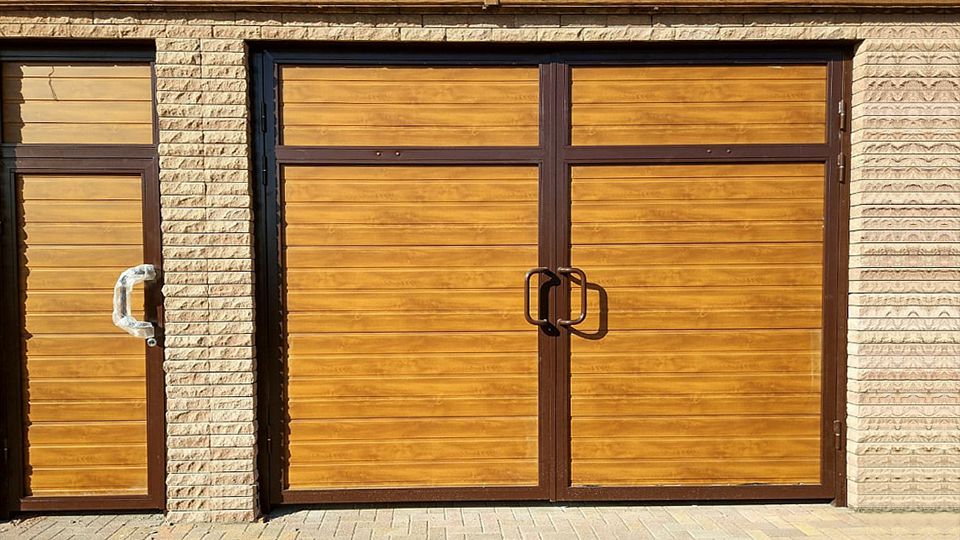 Купить гаражные распашные ворота 2.0×1.8 м, без привода, без монтажа - Стерлитамак